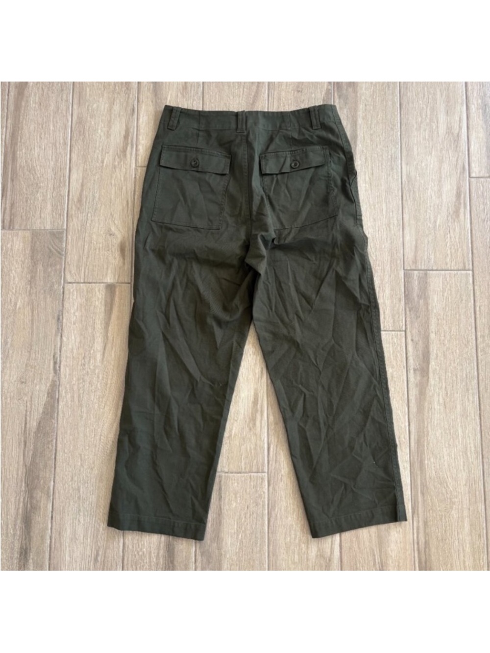 Jenni Kayne Ranger trousers in army green - Picture 3 of 9